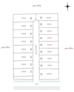 فروش 18 پلاک زمین شهرکی در چمستان